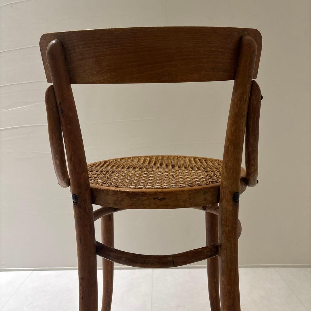 【幻の名作】オールドマルニ 伝説の銀行椅子 ベントウッドチェア 孔雀マーク