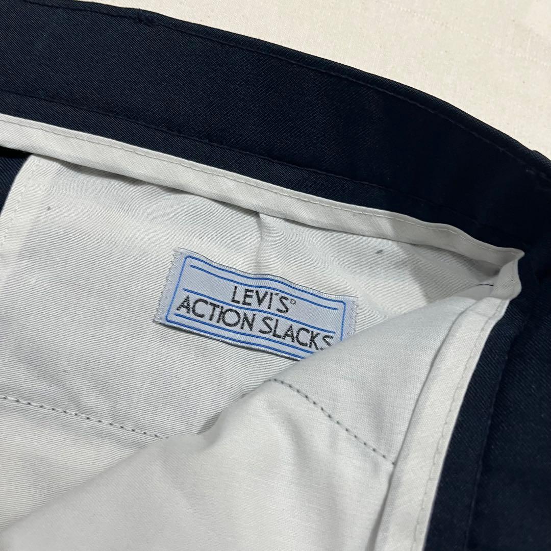 美品 USA製 90s Levi's アクションスラックス スタプレ W35