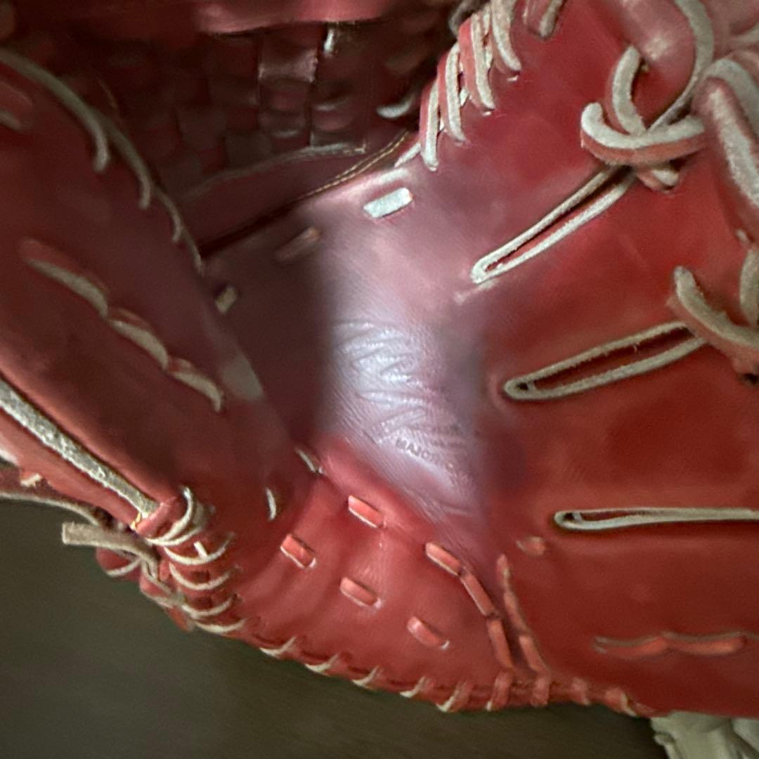 Mizuno オレンジ 硬式グローブ