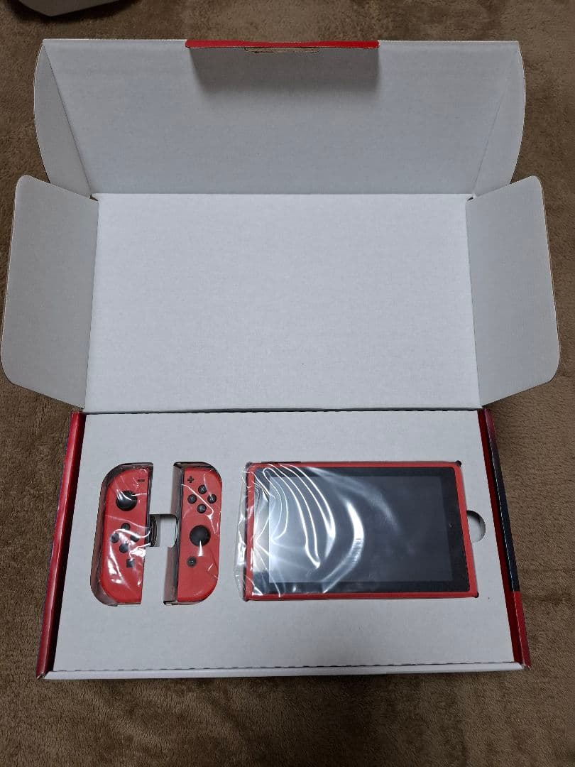 【美品】ニンテンドースイッチ マリオレッド×ブルー
