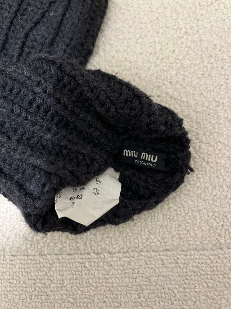 早い者勝ち！MIU MIU ローゲージニット　ユニセックス　手袋