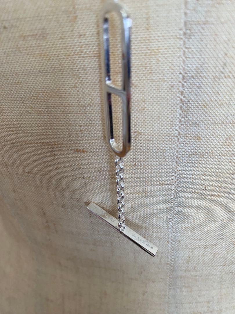 エルメス　エバーシェーヌダンクル　シルバーネックレス