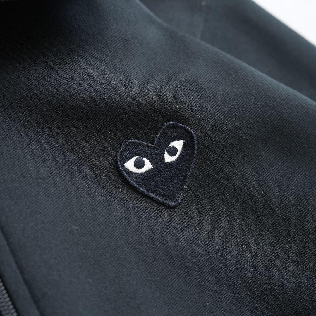 PLAY COMMEdesGARCONS ジップ スウェットシャツ ジャージー