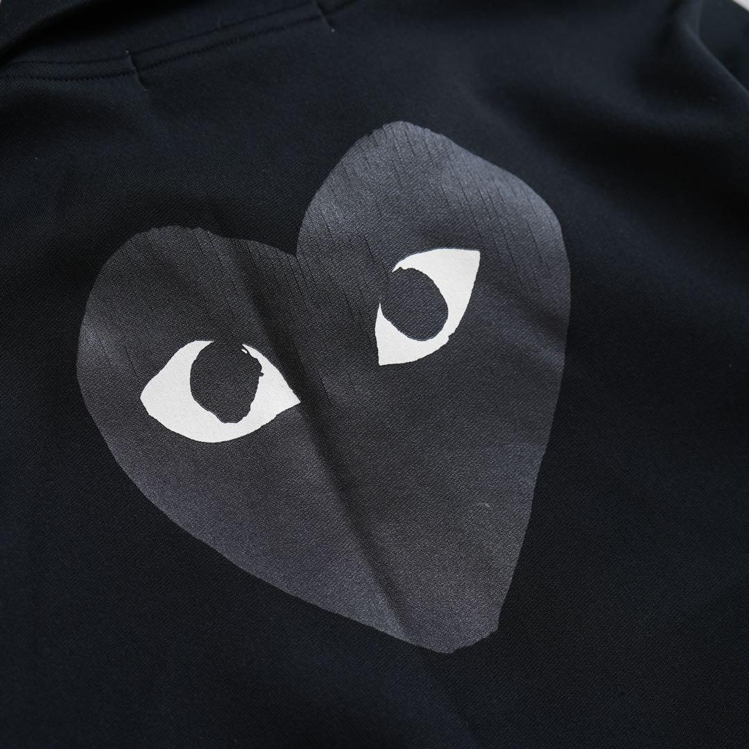 PLAY COMMEdesGARCONS ジップ スウェットシャツ ジャージー