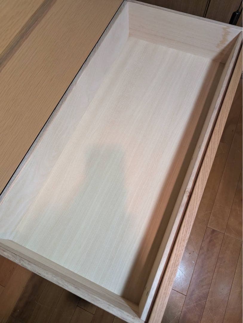 ■送料込■無印良品 6段チェスト オーク材 たんす 棚 衣類収納 脚付