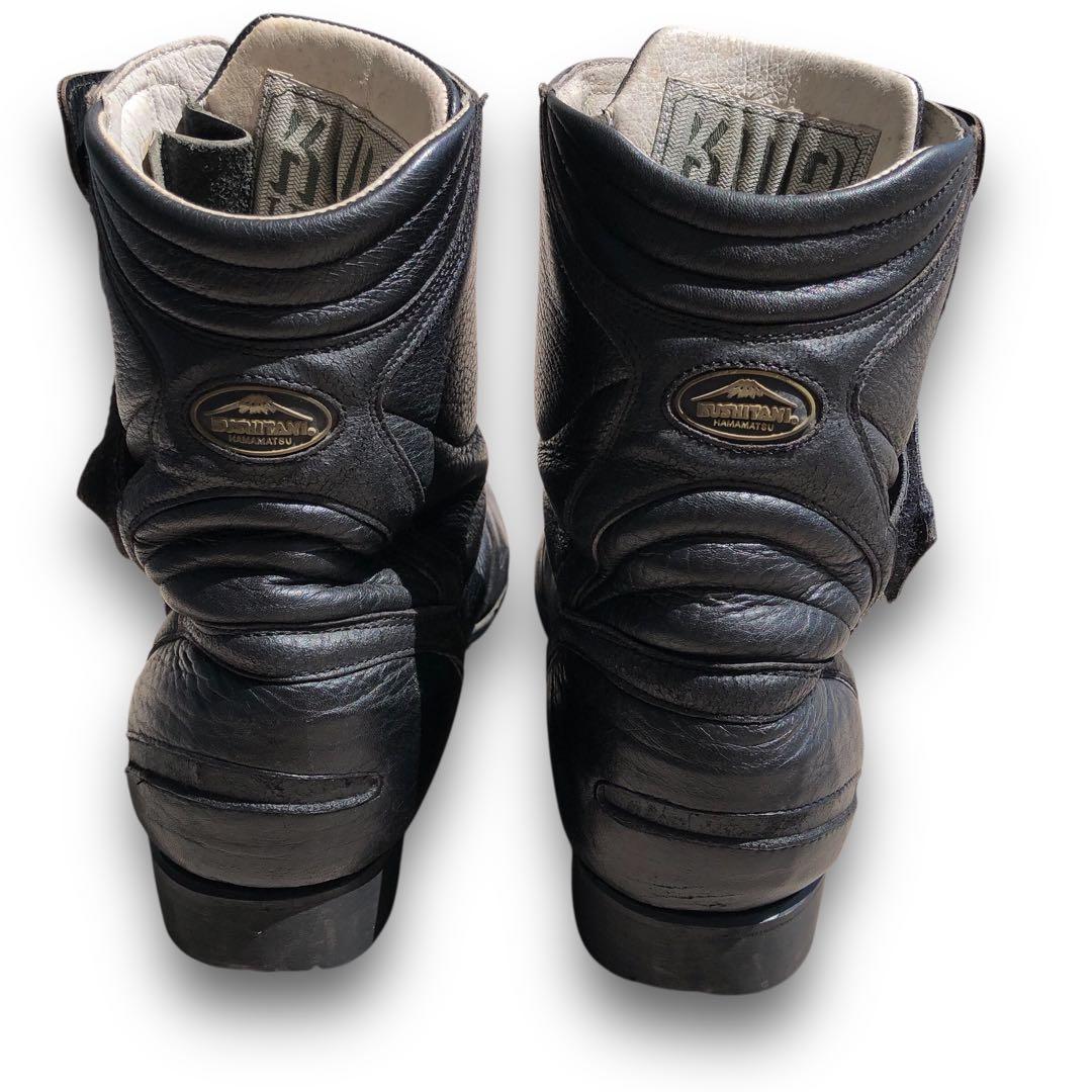 良品‼️ クシタニ kwp バイク ブーツ 黒 25 レザー ショート