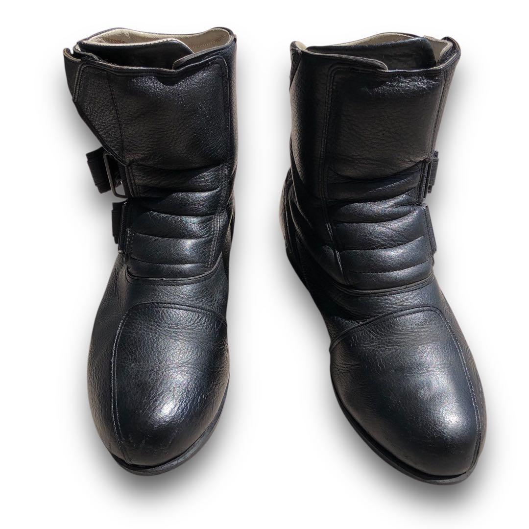 良品‼️ クシタニ kwp バイク ブーツ 黒 25 レザー ショート