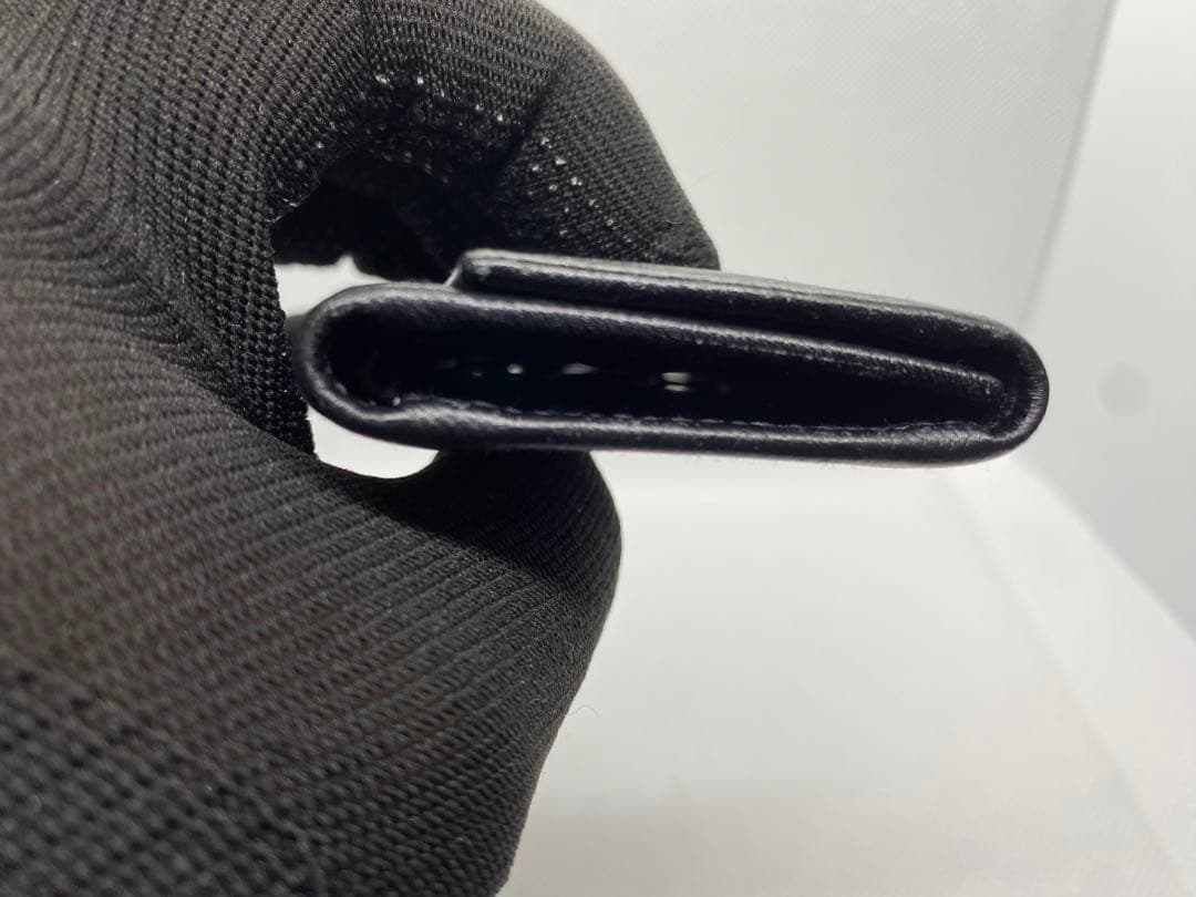 PRADA プラダ キーケース 三角ロゴ PVC ブラック　付属品なし