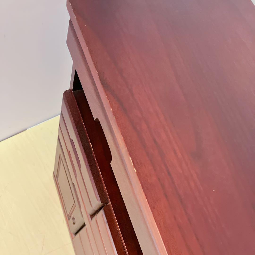 電話台　FAX台　キャビネット　12引き出し　2トビラ　サイドチェスト