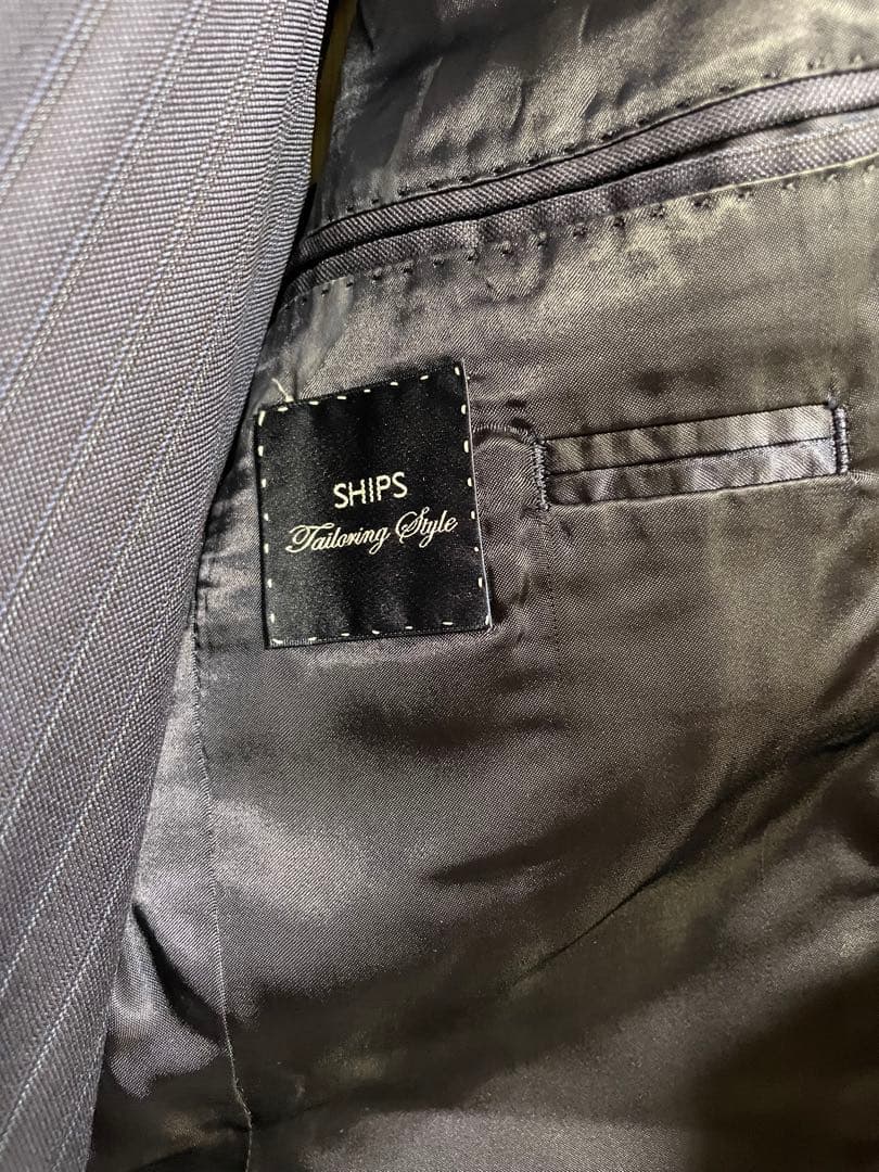 高級ロロピアーナ SHIPSスーツ ネイビーSUPER130’s サイズ44