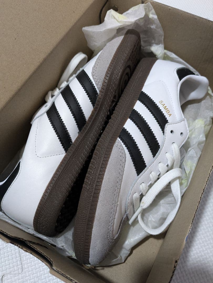Adidas アディダス SAMBA OG スニーカー 23cm ホワイト 白