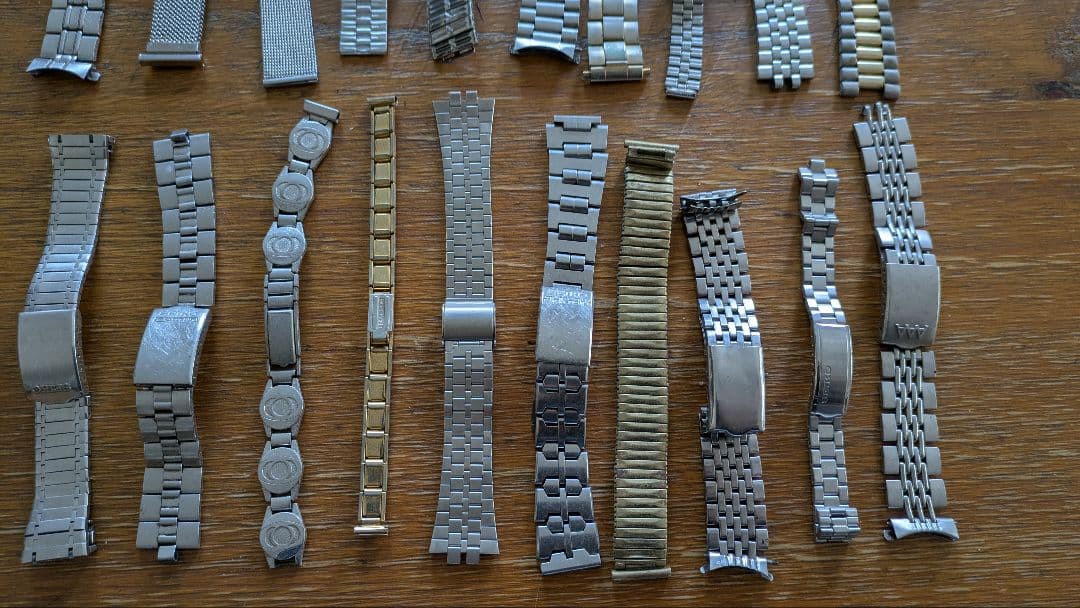 7 金属製腕時計バンドセット多数 メンズ　レディース