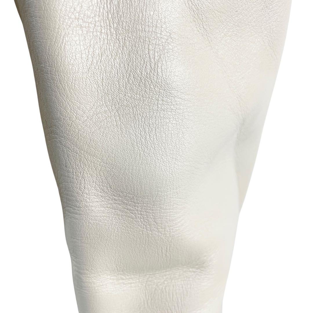 【美品】ストロール フード付き アイボリー スタジアムジャケット スタジャン