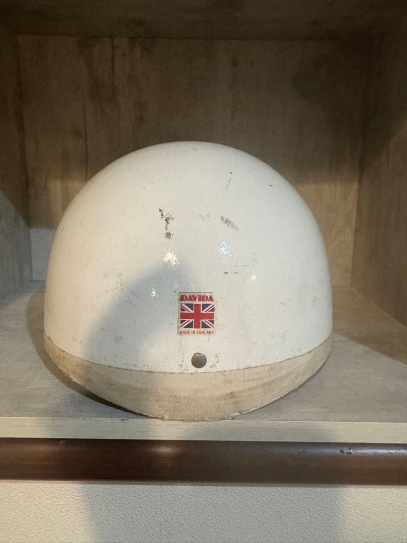 【希少】DAVIDA 半帽 半ヘル 英国製 ヘルメット