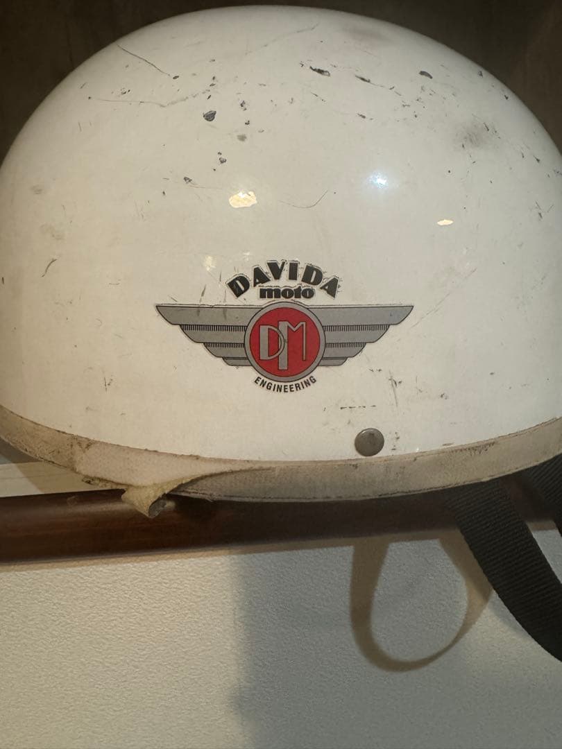 【希少】DAVIDA 半帽 半ヘル 英国製 ヘルメット