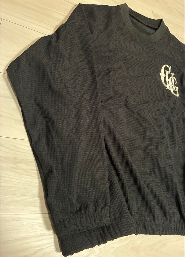 Cph/Golf CLUB WAFFLE P/O JKT 【BLACK】 L