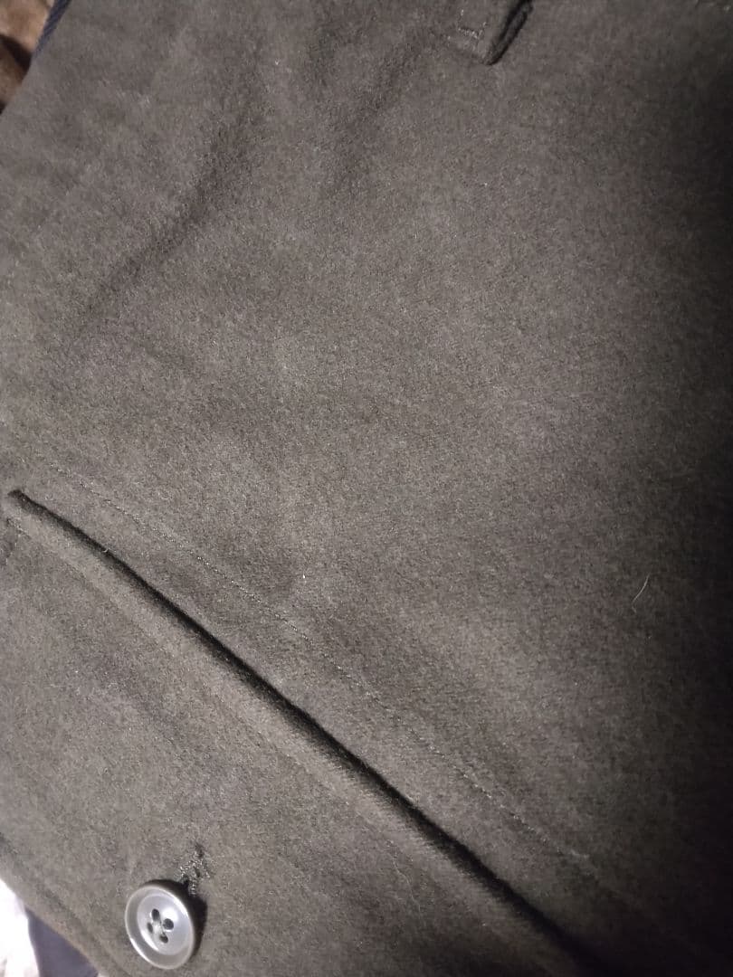 エンジニアードガーメンツ Deck Pant モールスキン　カーキ