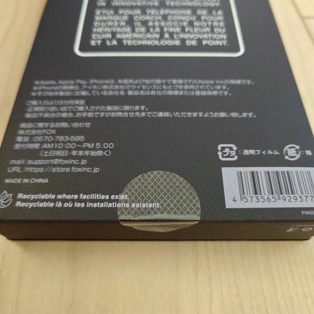 COACH iPhone17用手帳型ケース ブラック新品未使用