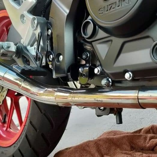 スズキ　GSX-R125 S125 WR'S　チタンオーバルフルエキ