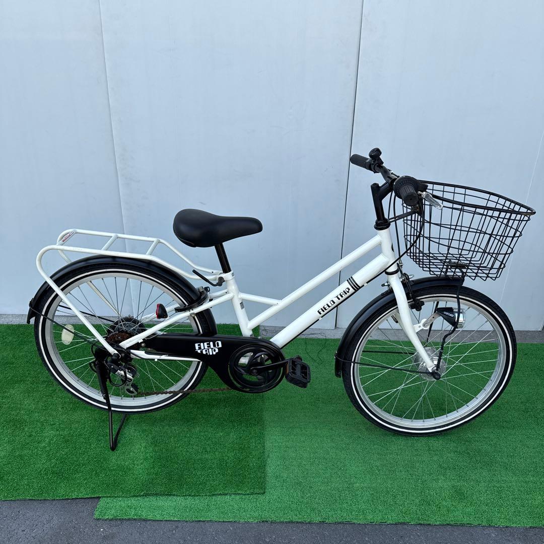 子供用自転車22インチ ホワイト【引き取り限定】