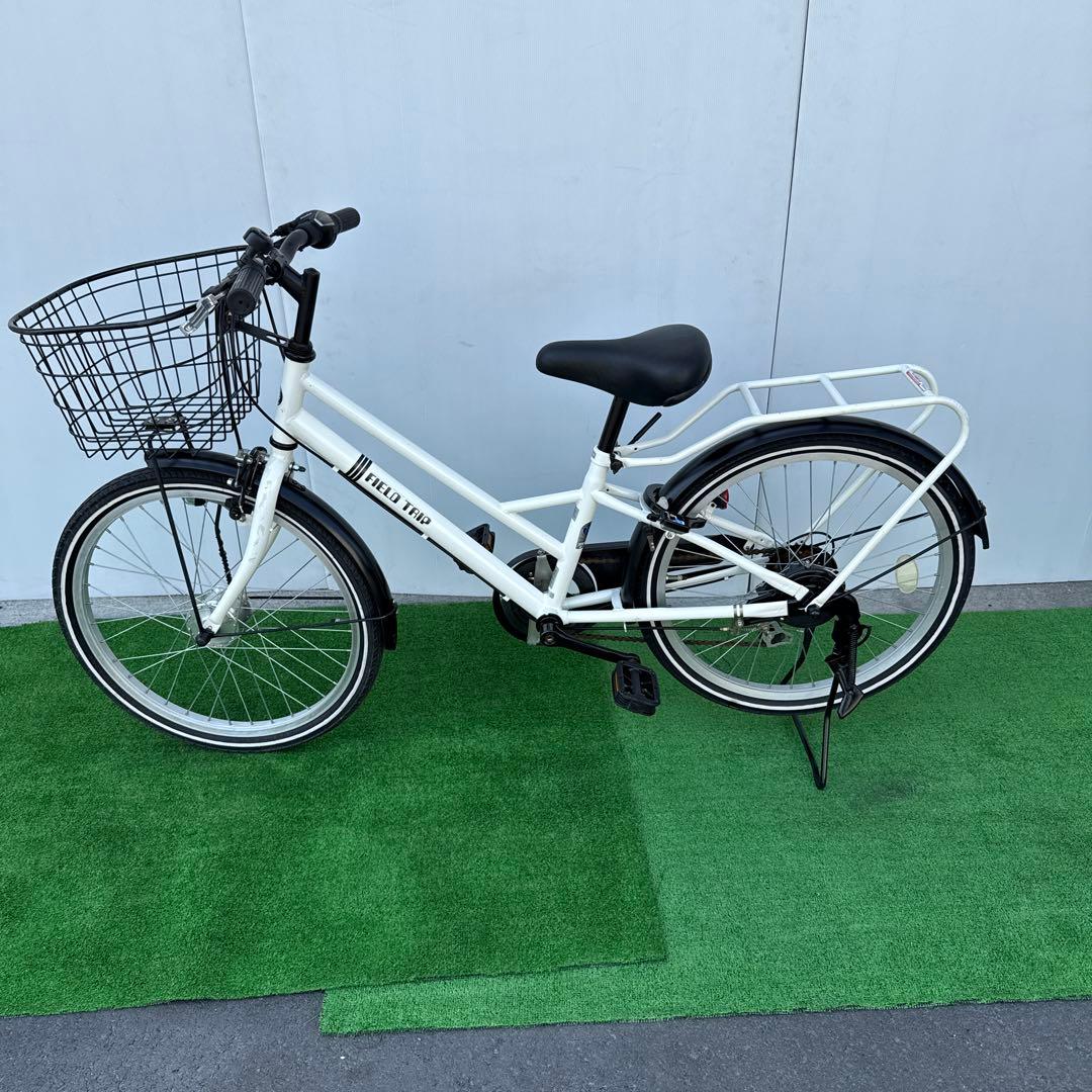 子供用自転車22インチ ホワイト【引き取り限定】
