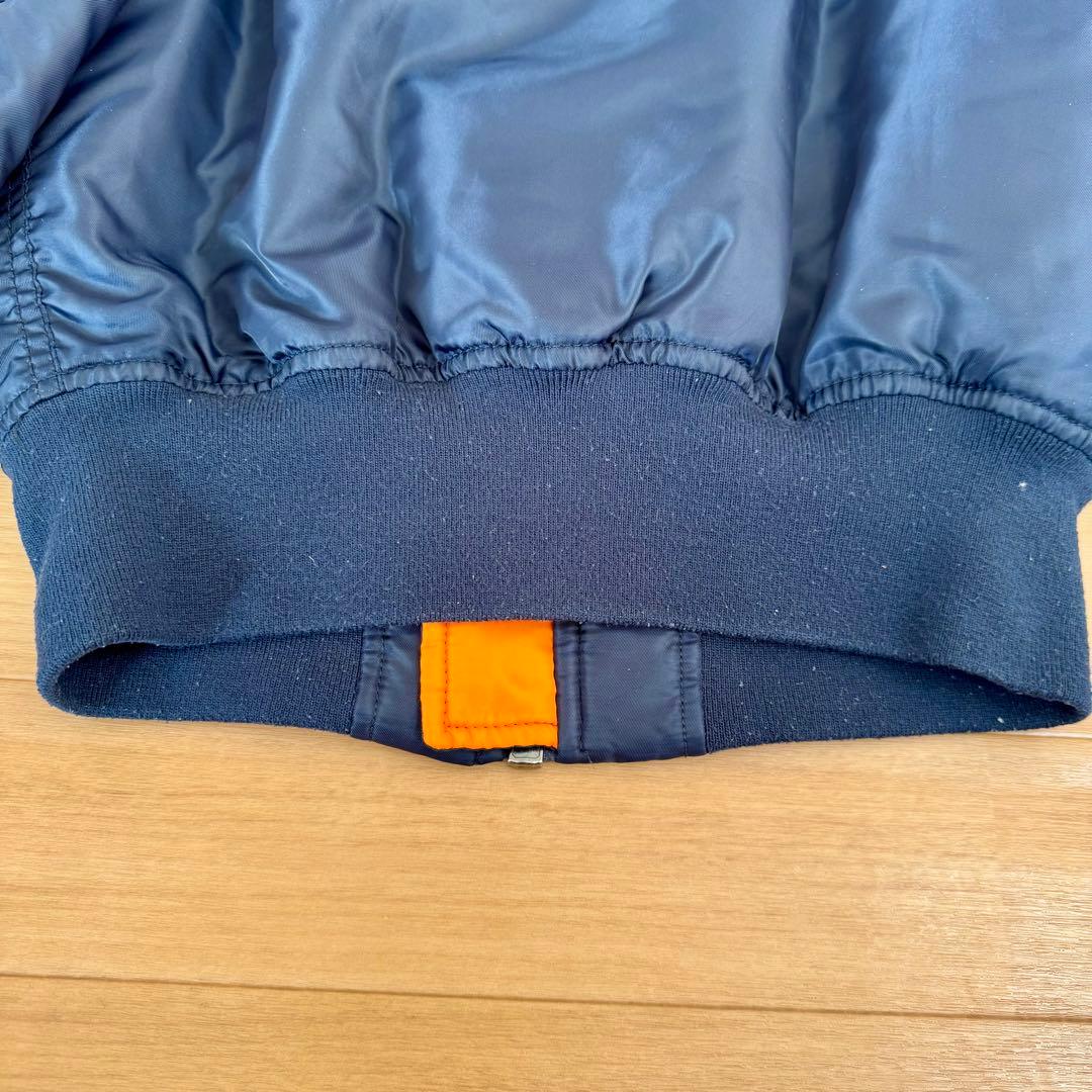 【現地購入】NASA MA-1 フライトジャケット 紺 S フロリダ宇宙センター