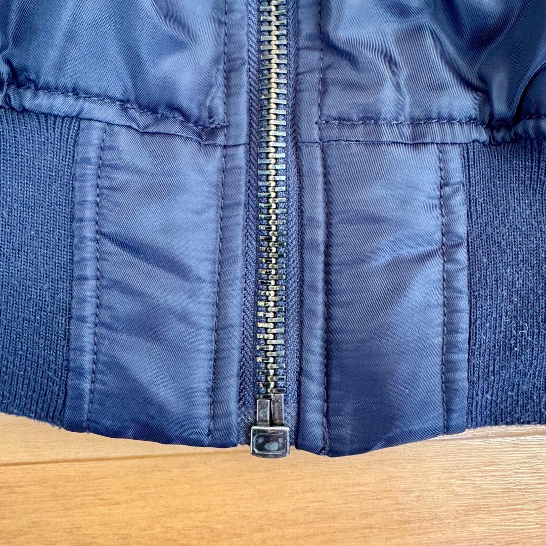 【現地購入】NASA MA-1 フライトジャケット 紺 S フロリダ宇宙センター