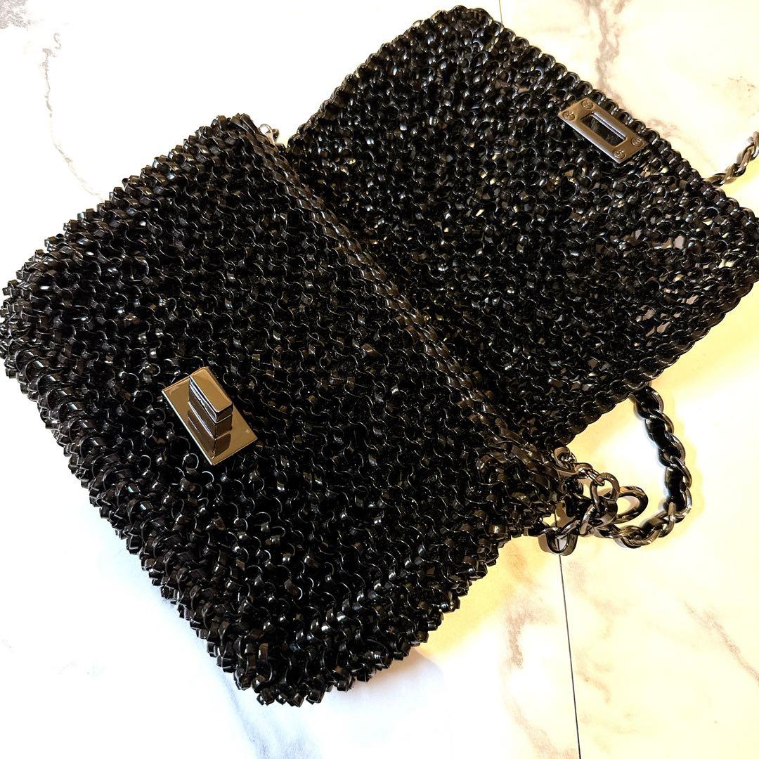 美品★アンテプリマ ANTEPRIMA ルッケット ショルダーバッグ 黒