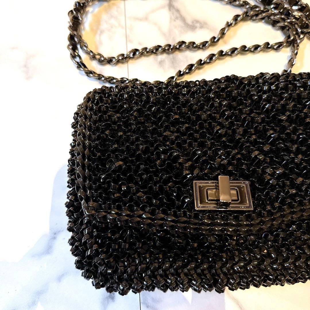 美品★アンテプリマ ANTEPRIMA ルッケット ショルダーバッグ 黒