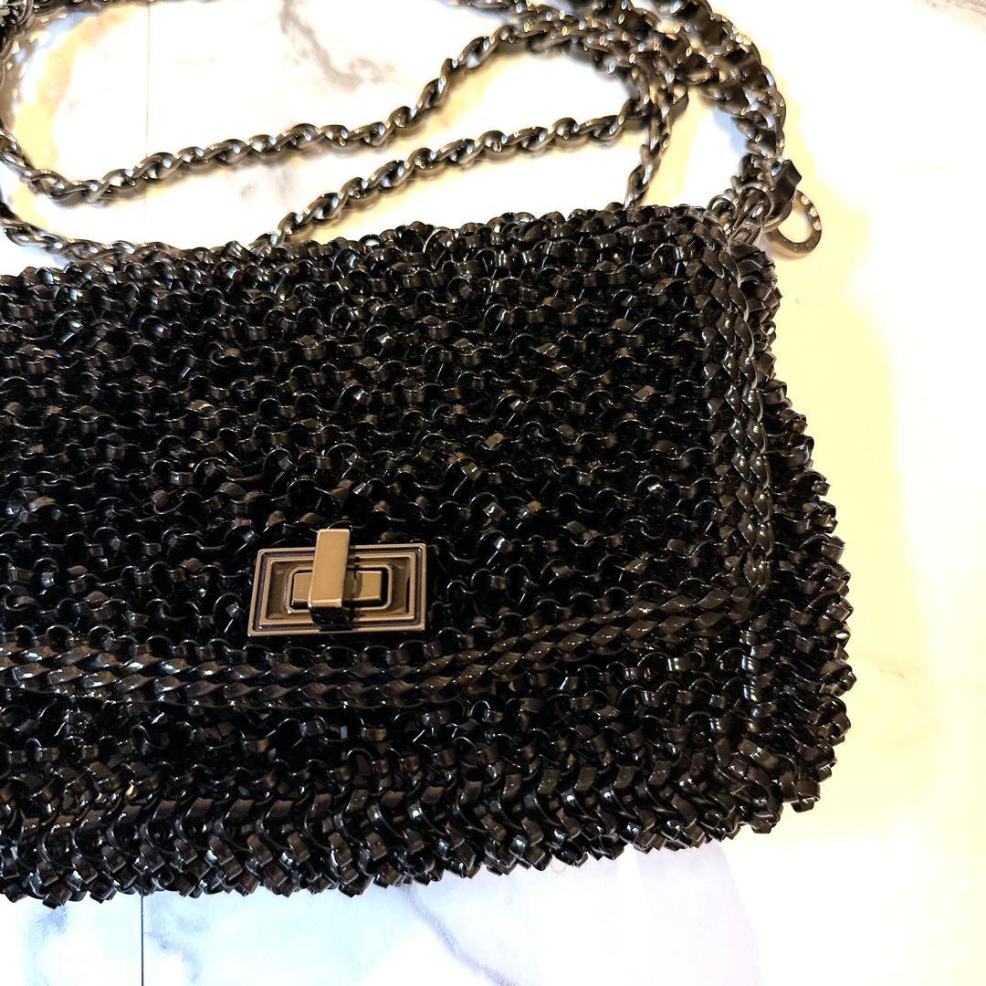 美品★アンテプリマ ANTEPRIMA ルッケット ショルダーバッグ 黒