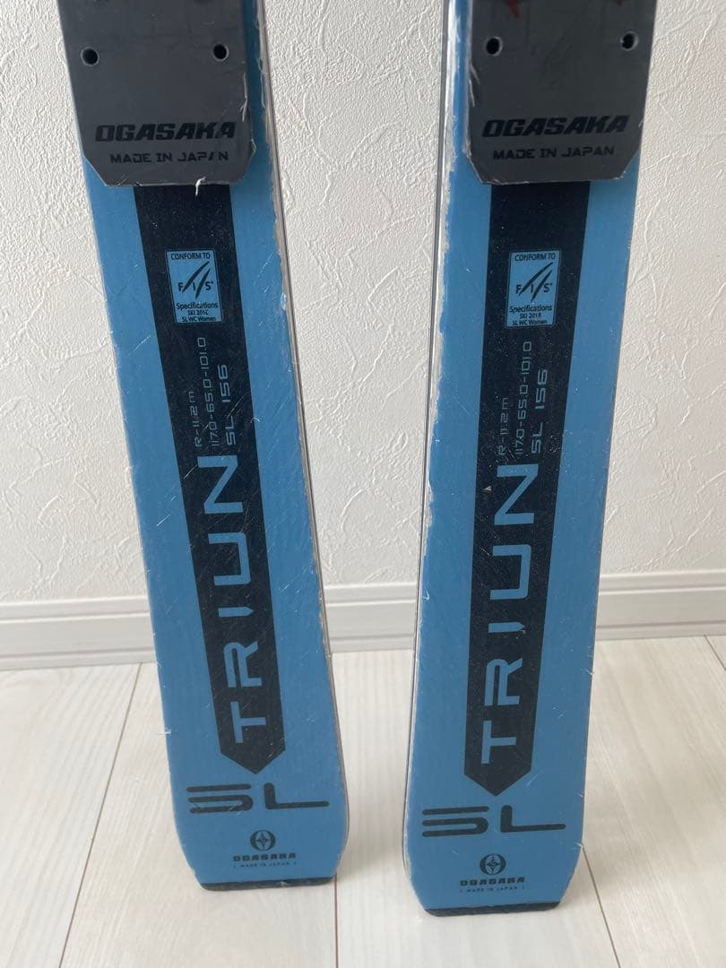 OGASAKA SLスラ板TRIUN 156㎝　2022アルペン151000円