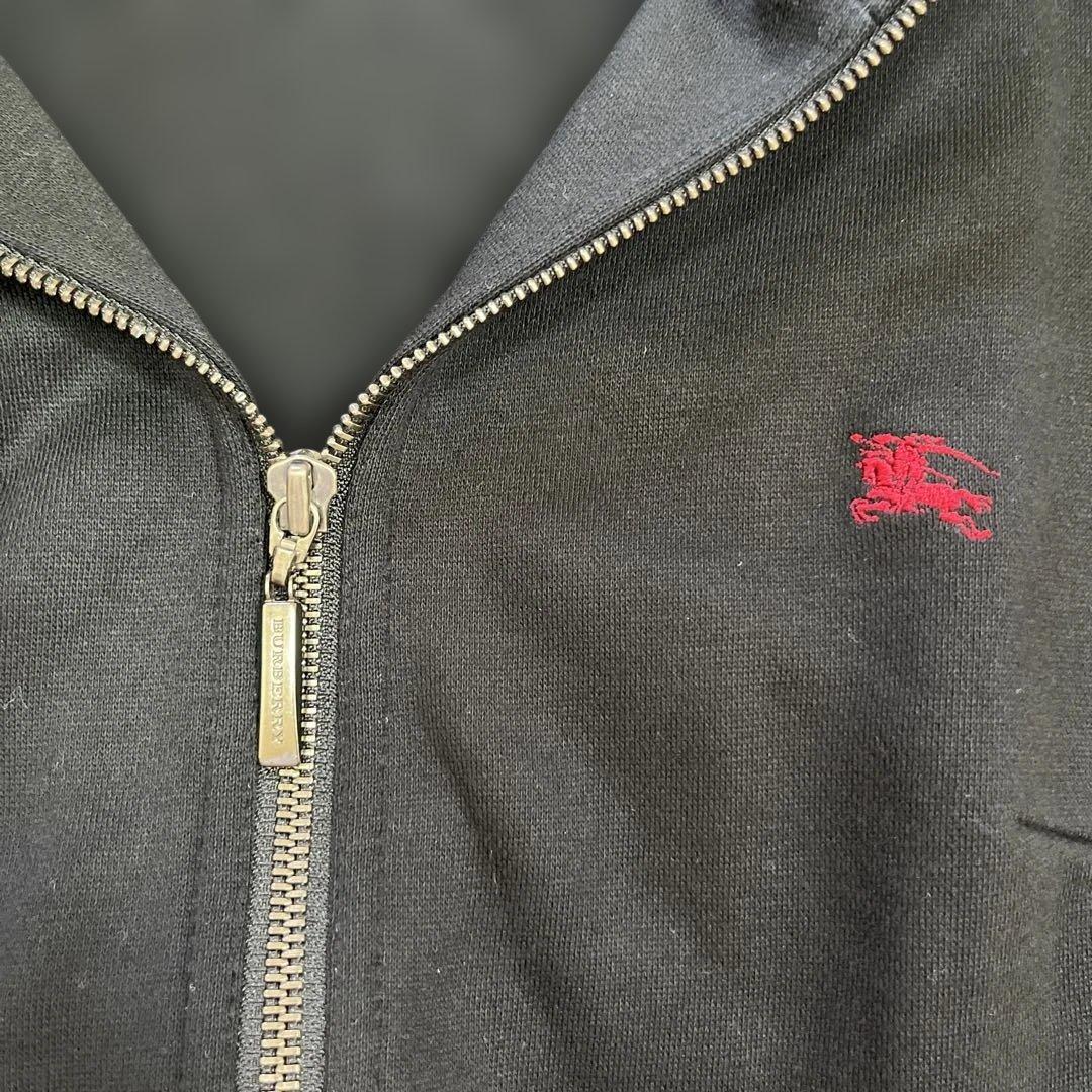 バーバリーロンドン 黒 パーカー