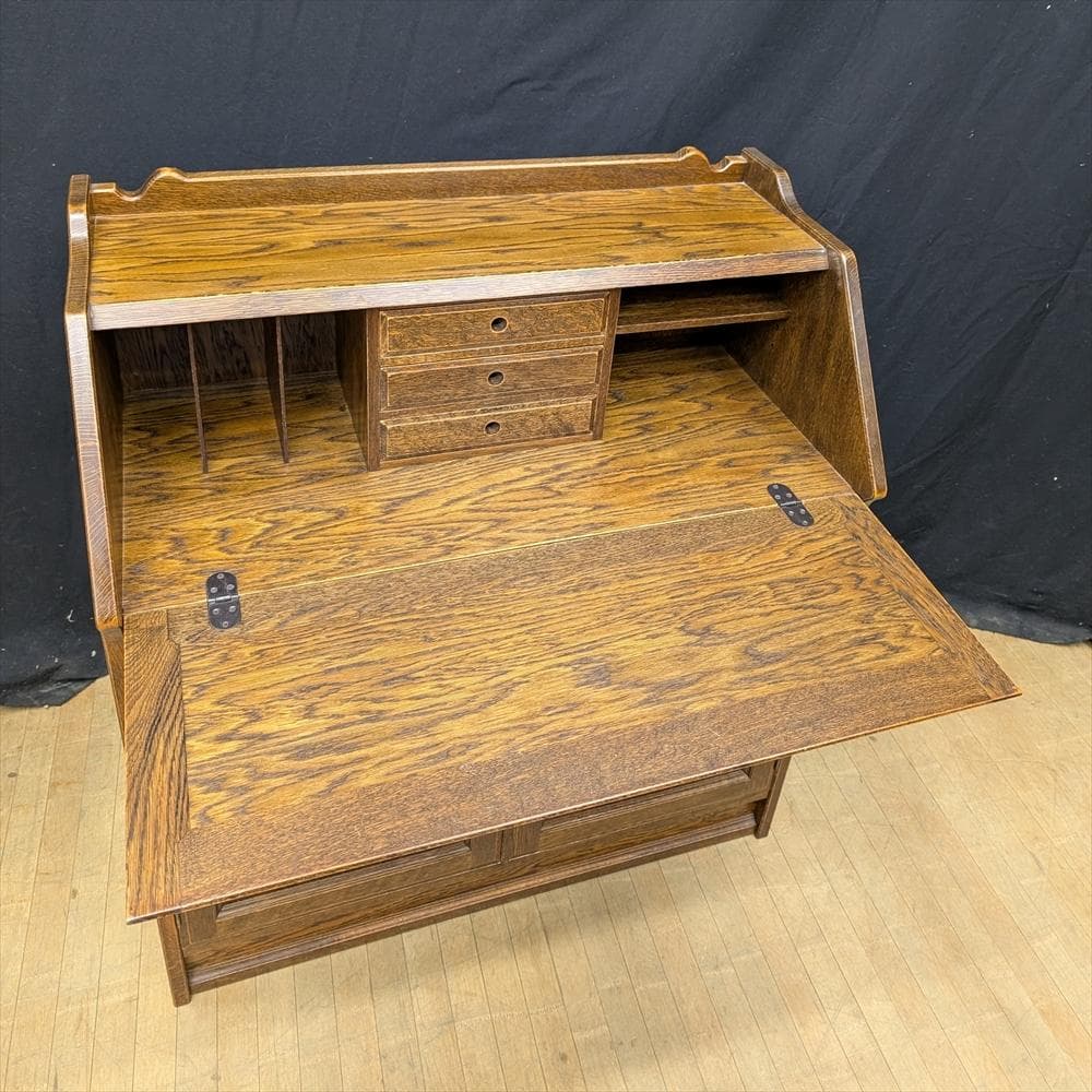 美品　三越　Brugge ブルージュ　ライティングデスク　ライティングビューロー