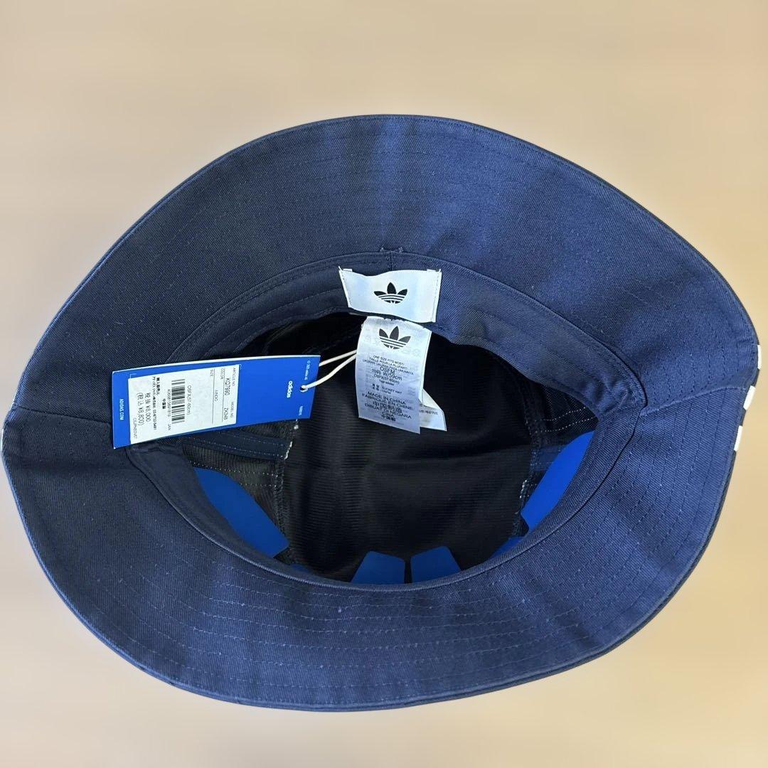 オアシスとadidas コラボ　バケットハット ネイビー 新品タグ付き