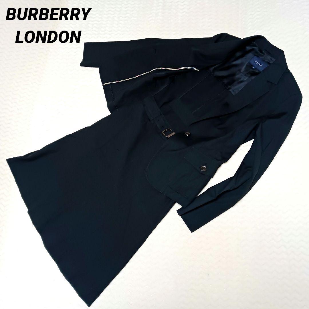 BURBERRY ブラック スカートスーツ サイズ ジャケット40スカート38