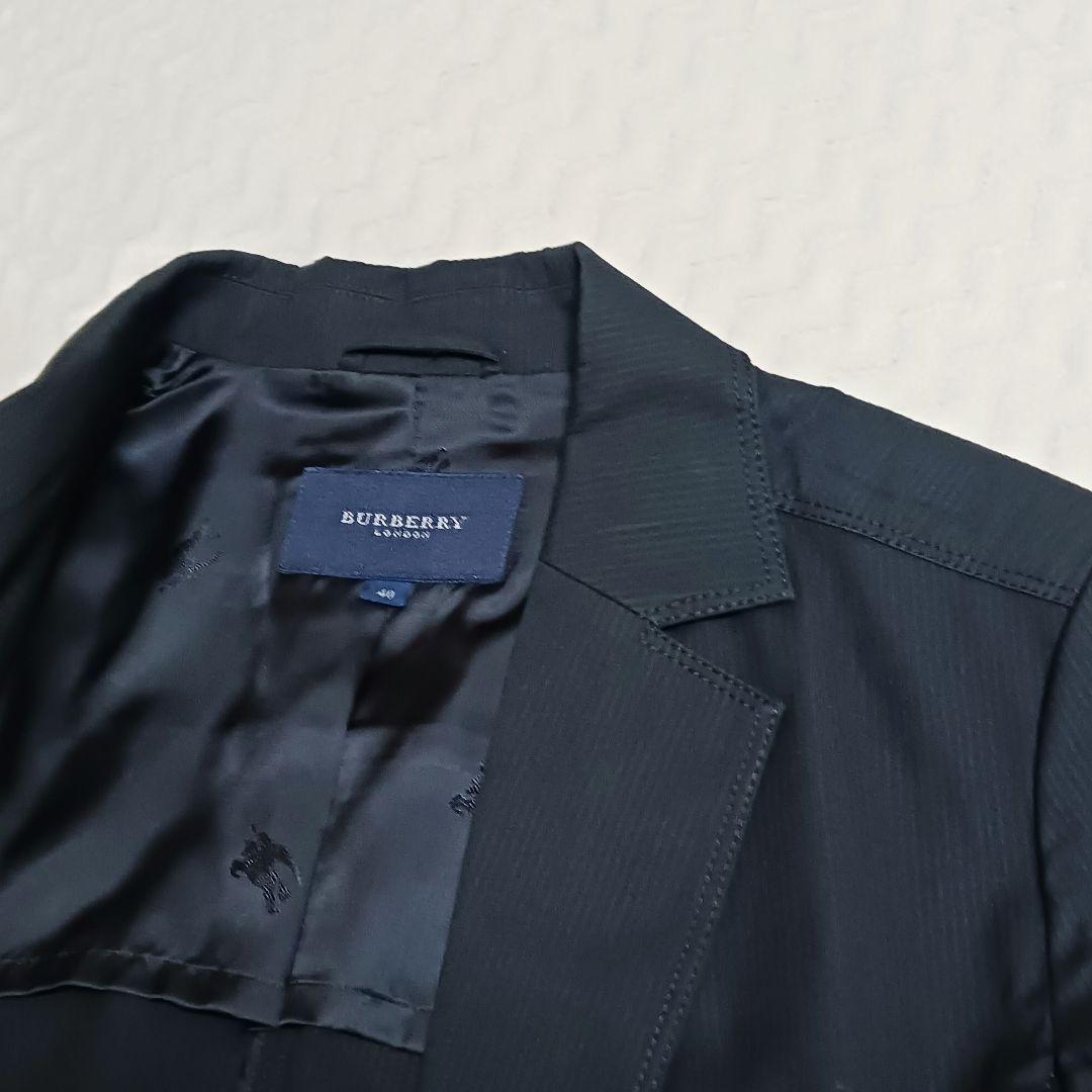 BURBERRY ブラック スカートスーツ サイズ ジャケット40スカート38
