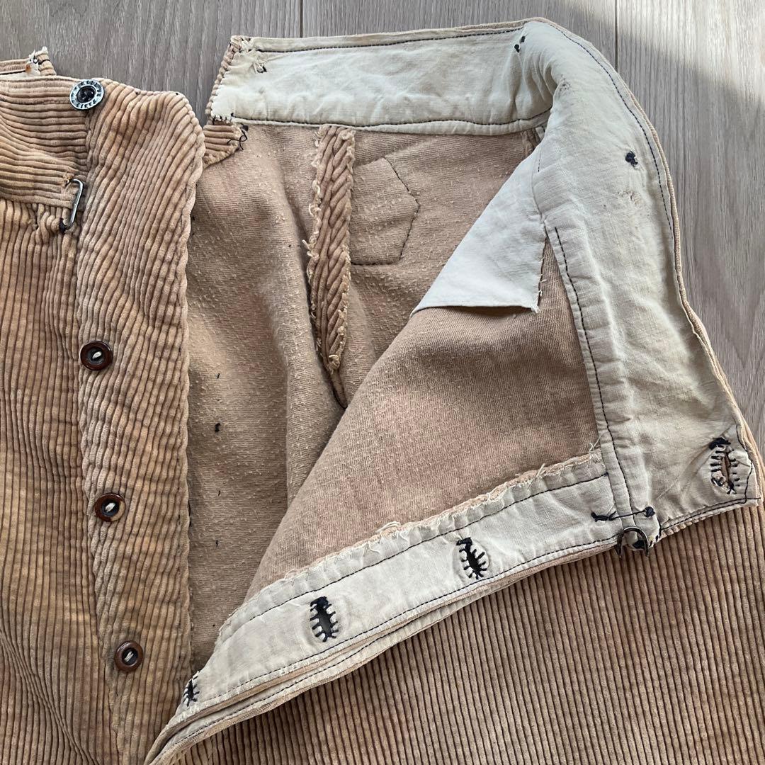 K*n様 ビンテージ/40s〜50s/太畝/コーデュロイ/バックルバック/針刺バ