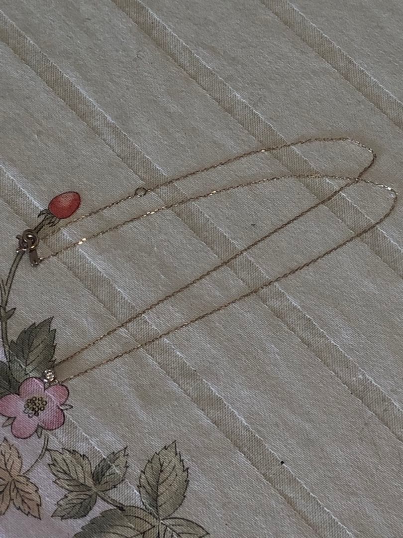 4°C ダイヤ　ネックレス