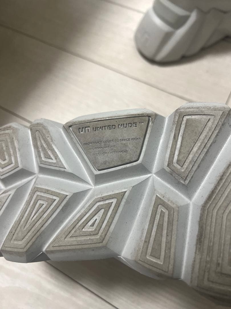 UNITED NUDE 厚底スニーカー ゴールド×ホワイト 24cm 美品