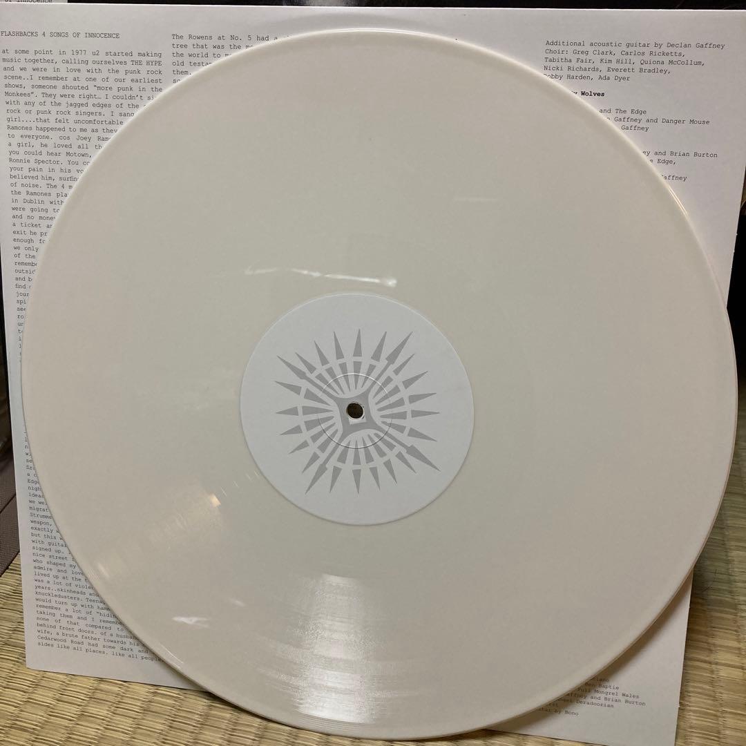 激レア U2 songs of innocence ホワイト•ヴァイナル 2LP