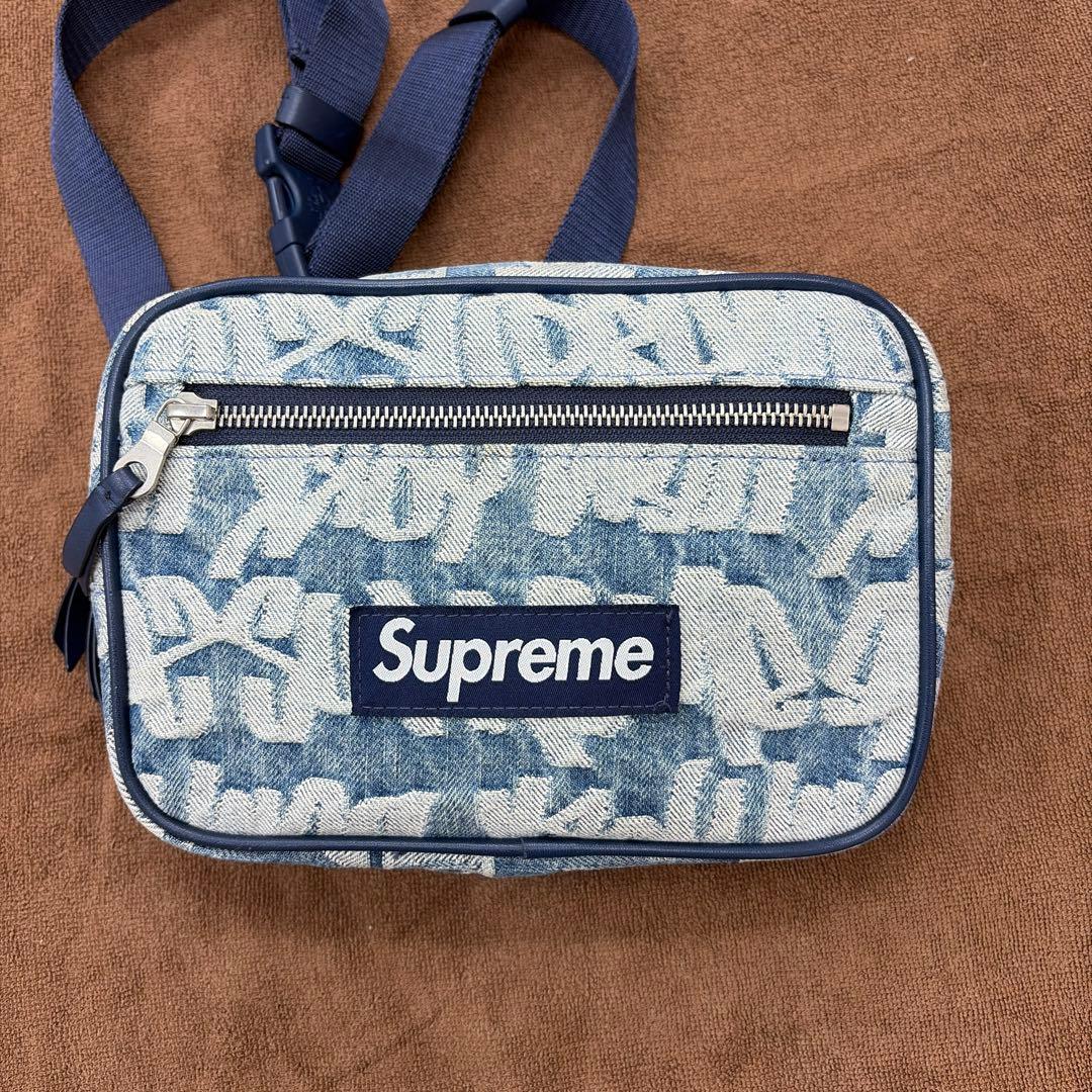 Supreme デニムボディバッグ