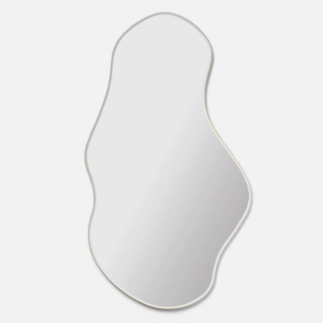 美品　Pond Mirror壁掛けミラー