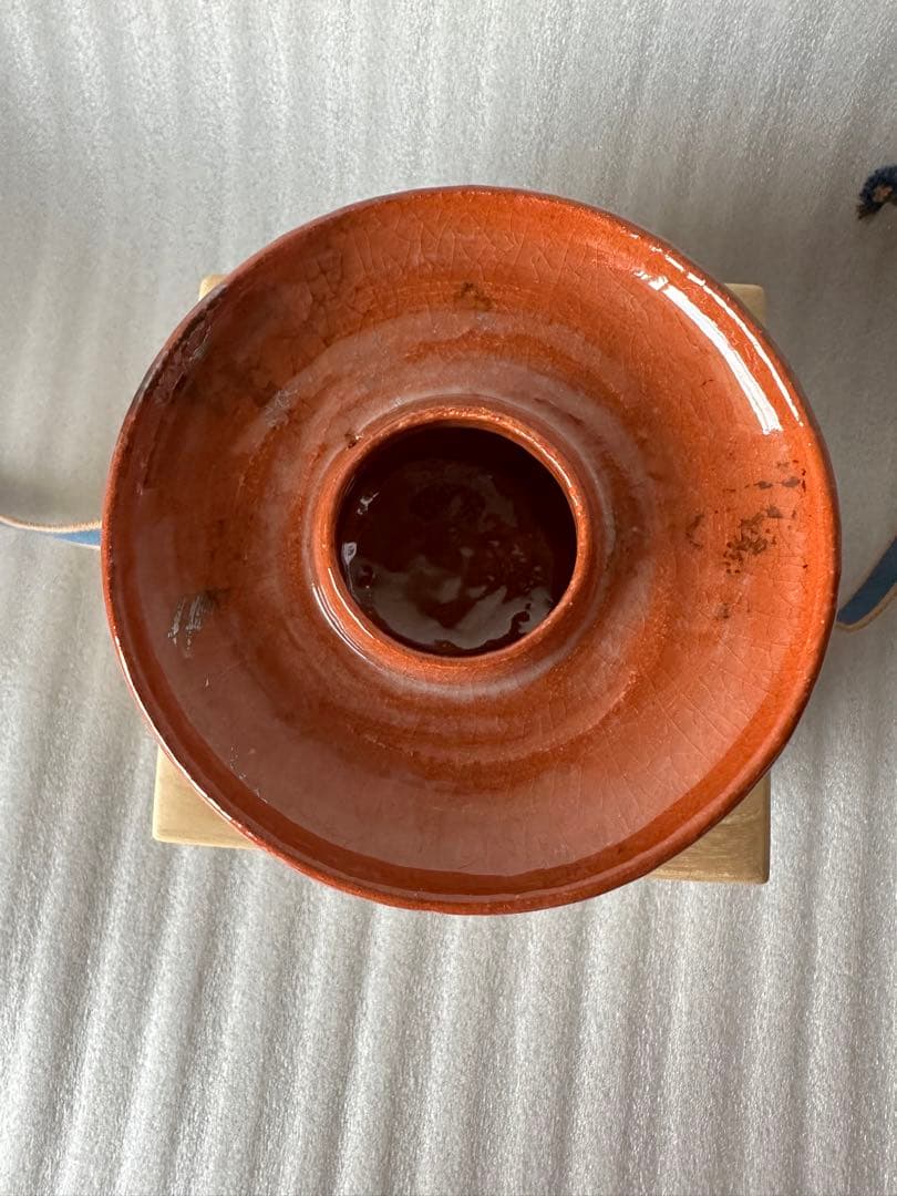 天目台 二代 玉藻 赤楽