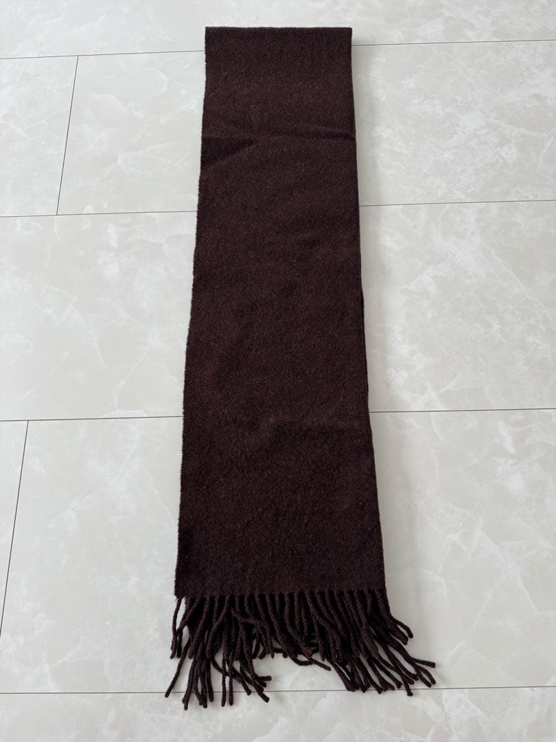 Acne Studios ダークブラウン マフラー 200 x 45 cm