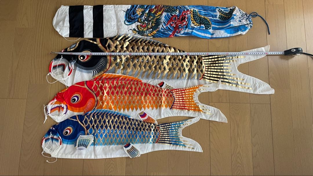 室内用　鯉のぼり　「鯉物語　尚武」