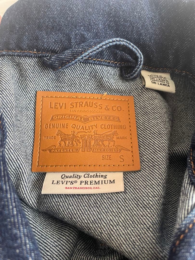 リーバイス　SHRUNKEN 90'Sショート丈トラッカーデニムジャケット