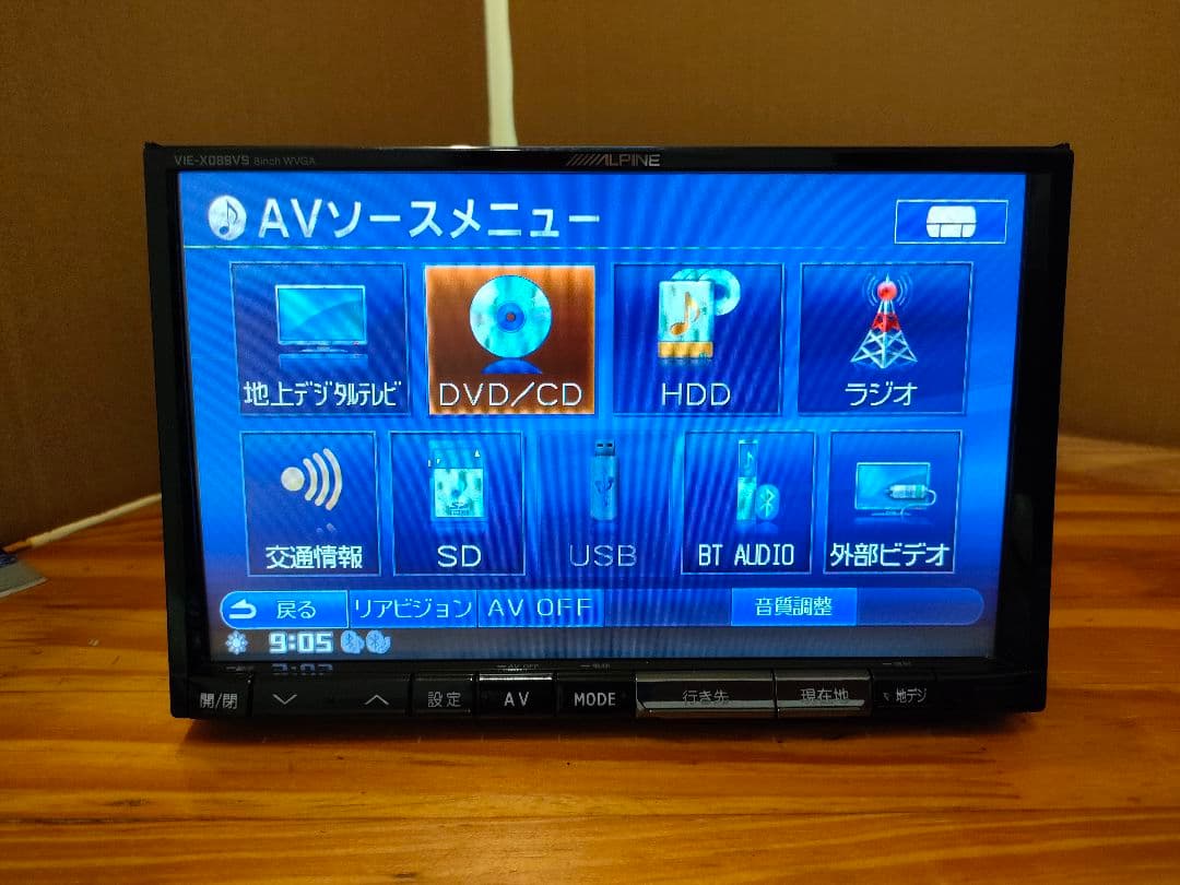 ALPINE　VIE−X088VS ＋フィット専用パネル付き