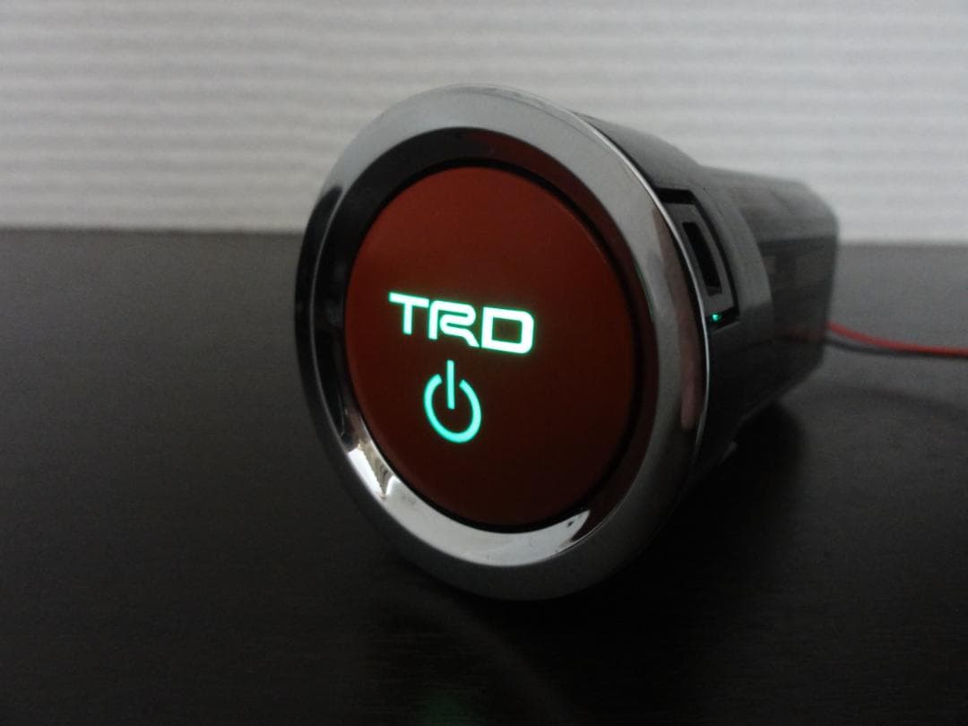 TRD 8ピン エンジンプッシュスタートスイッチ!!レインボー!!