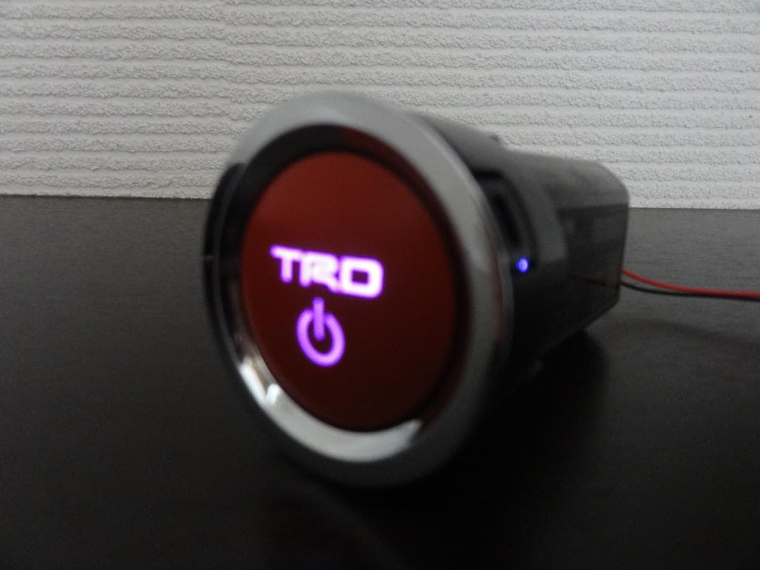 TRD 8ピン エンジンプッシュスタートスイッチ!!レインボー!!