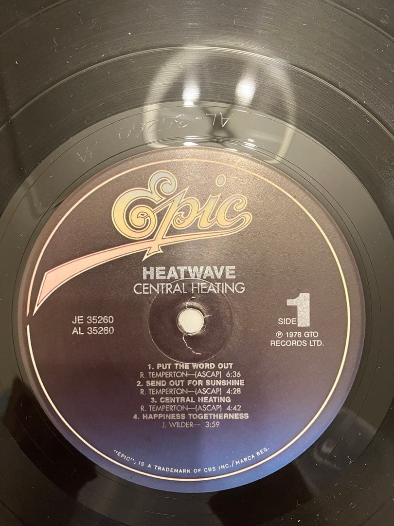 ソウル　ファンクの傑作！heatwave　５枚セット　まとめ売り